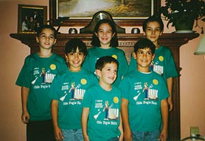 Fans of the farm wearing the Goose Buster t-shirt